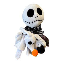 DISNEY PARKS Jack Skellington Zero Plush NWT The Nightmare Before Christmas NEW
